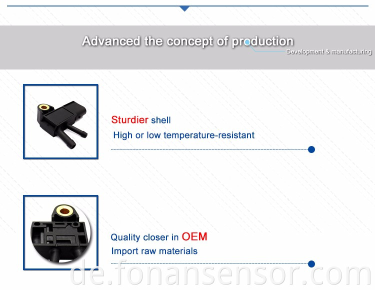 hochwertiger DPF Differenzdrucksensor nach europäischen Abgasnormen für MERCEDES GL-CLASS X164 2006 0281002823